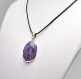 CHAROITE PENDANT J42