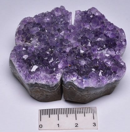 AMETHYST CLUSTER FOUR LEAF CLOVER P197