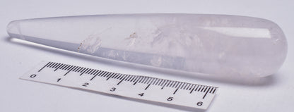 CLEAR QUARTZ MASSAGE WAND  10 CM P35