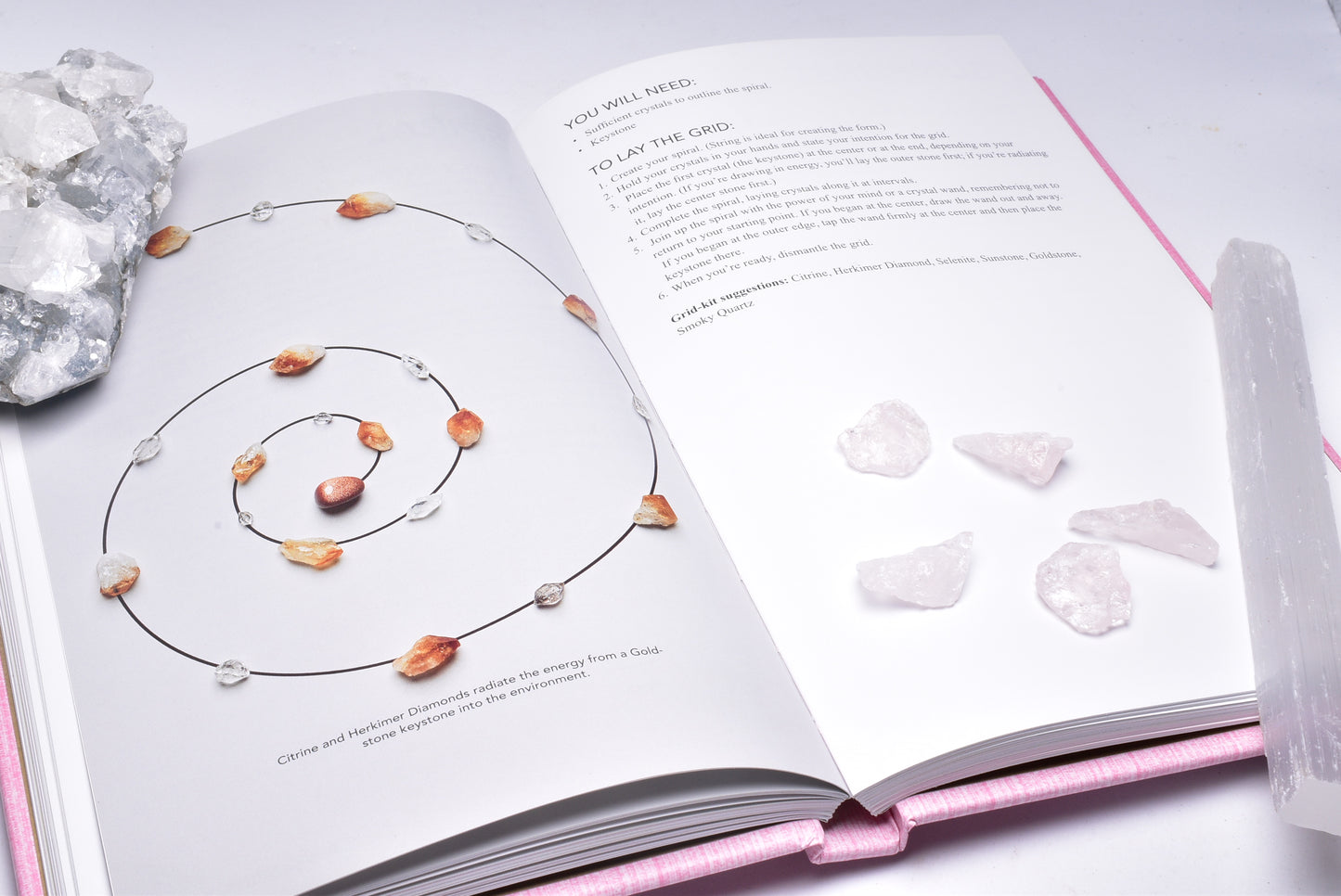 CRYSTAL GRIDS HANDBOOK BY JUDY HALL B13