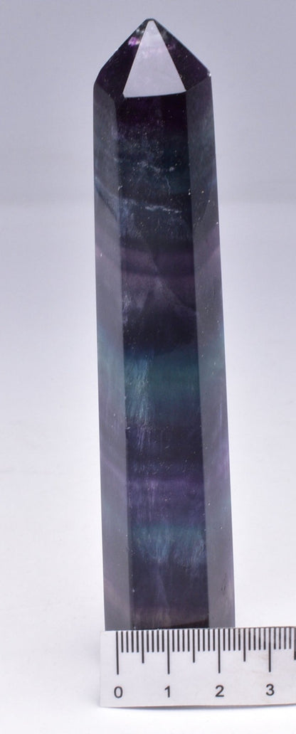 RAINBOW FLUORITE TOWER P813