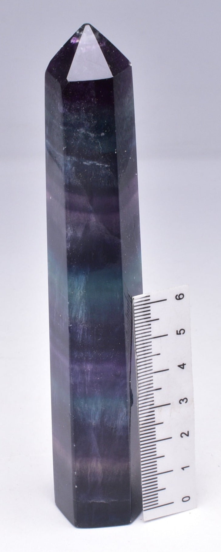 RAINBOW FLUORITE TOWER P813