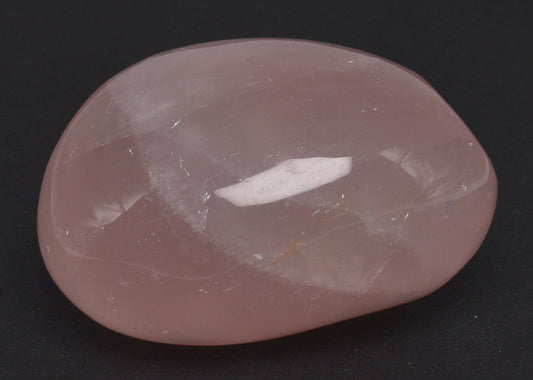 ROSE QUARTZ POLISHED FREEFORM, MASSAGE/PALM STONE P702