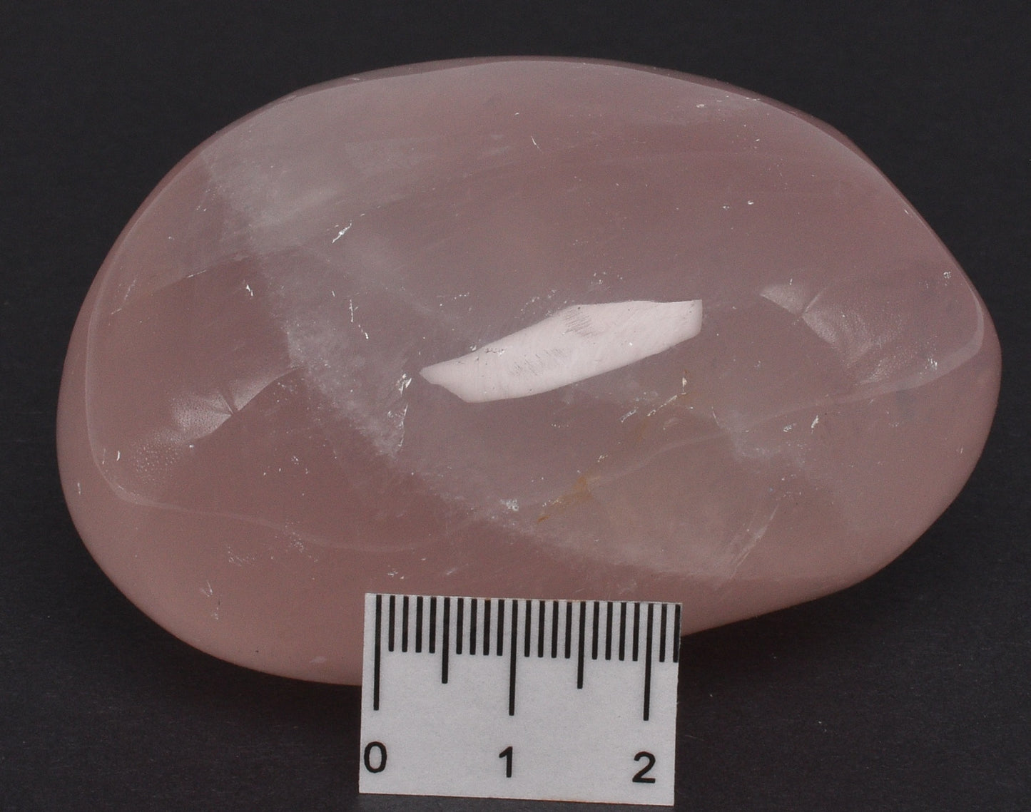 ROSE QUARTZ POLISHED FREEFORM, MASSAGE/PALM STONE P702