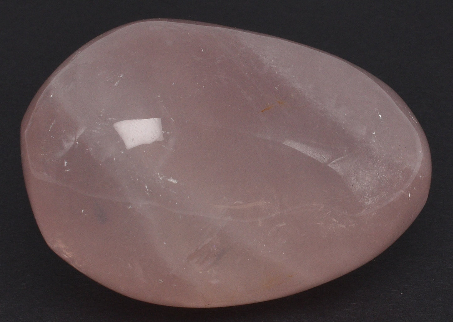 ROSE QUARTZ POLISHED FREEFORM, MASSAGE/PALM STONE P702