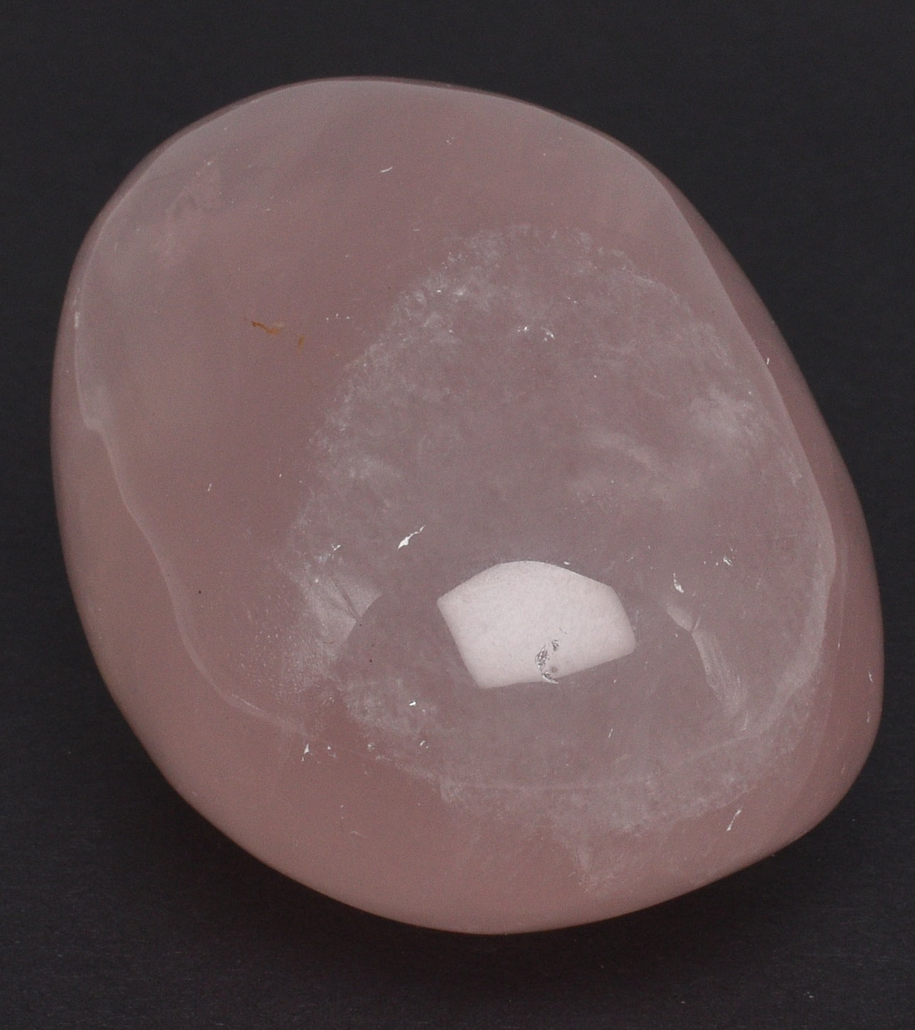 ROSE QUARTZ POLISHED FREEFORM, MASSAGE/PALM STONE P702