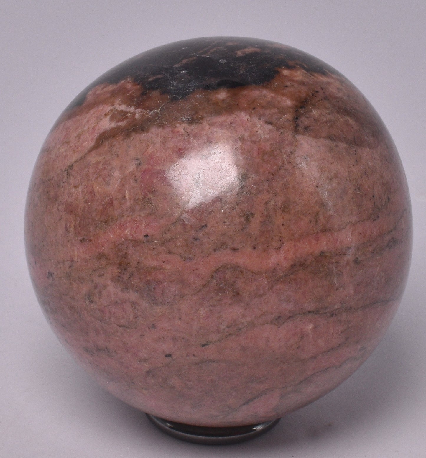 RHODONITE CRYSTAL SPHERE P911