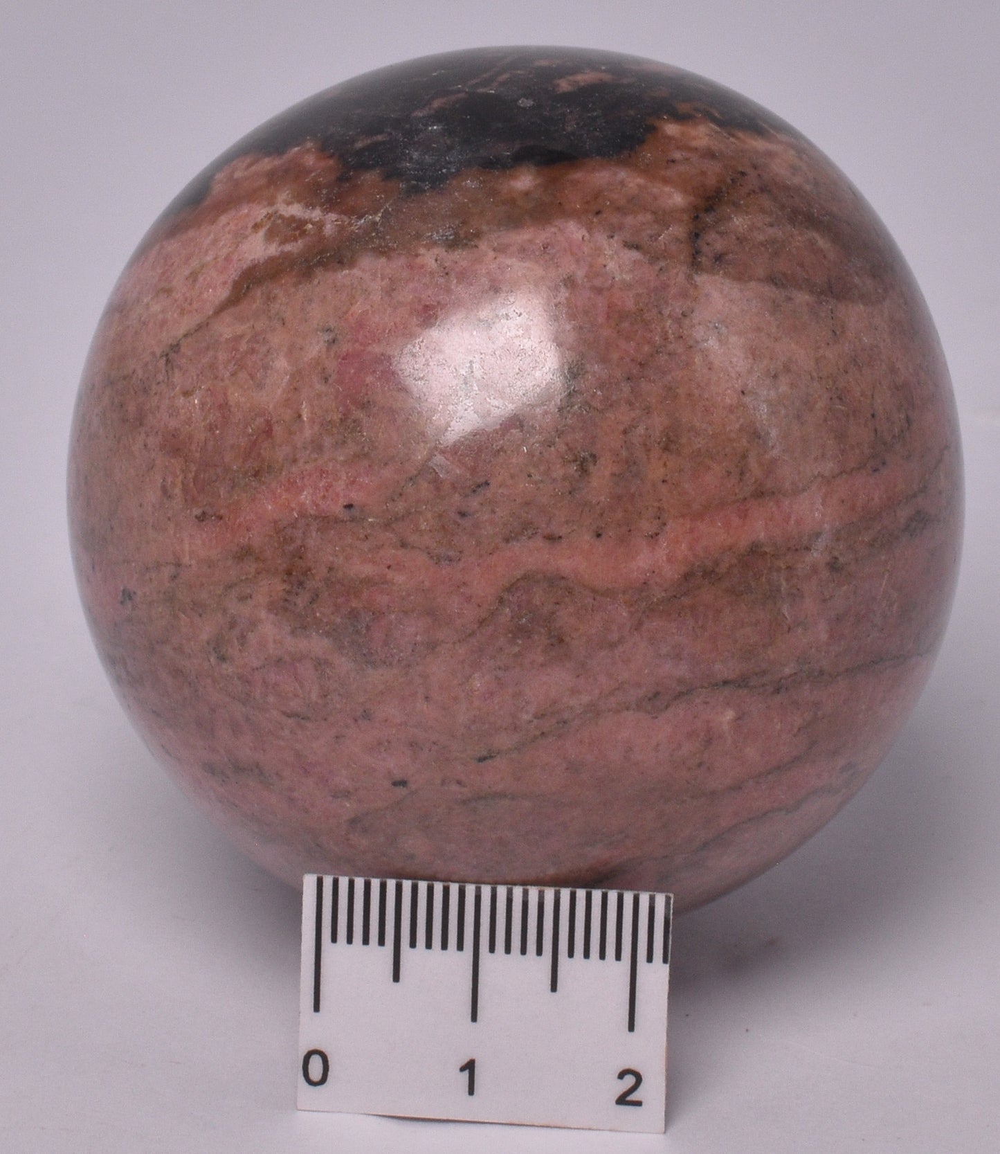 RHODONITE CRYSTAL SPHERE P911