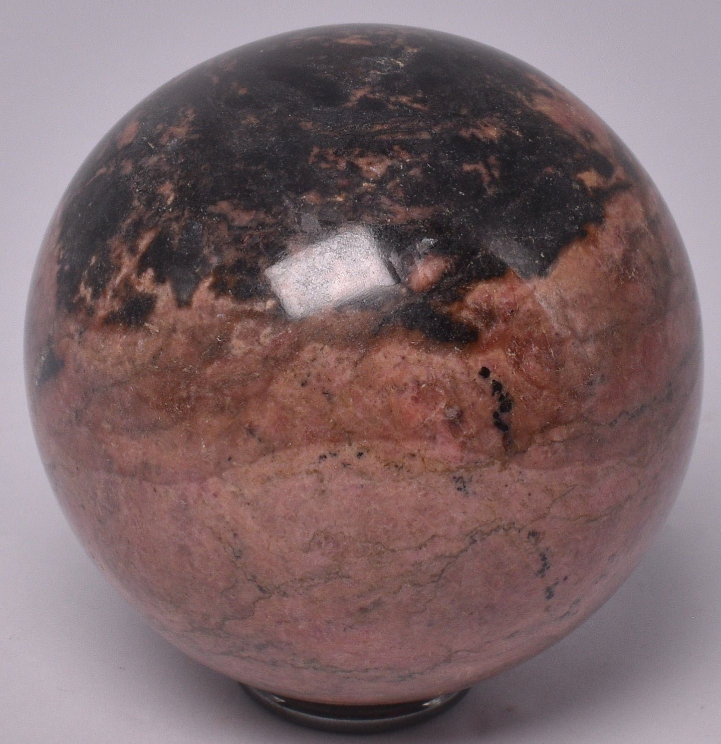 RHODONITE CRYSTAL SPHERE P911