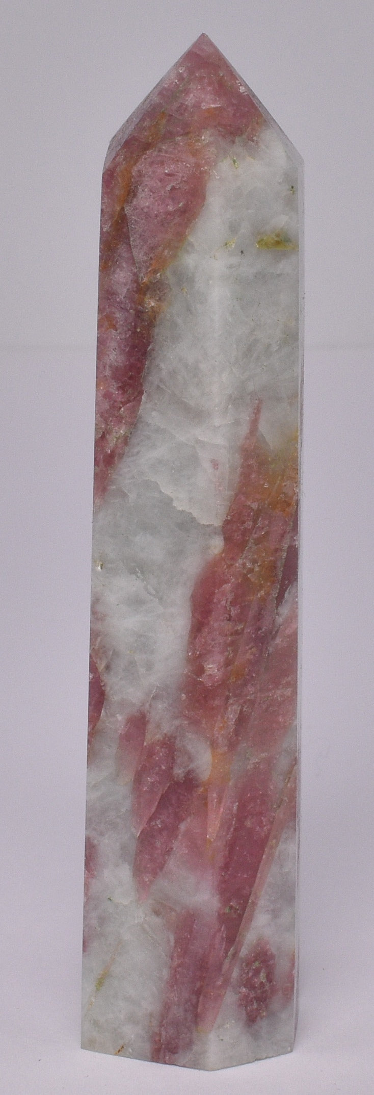 PINK TOURMALINE WITH LEPIDOLITE POINT/GENERATOR P926