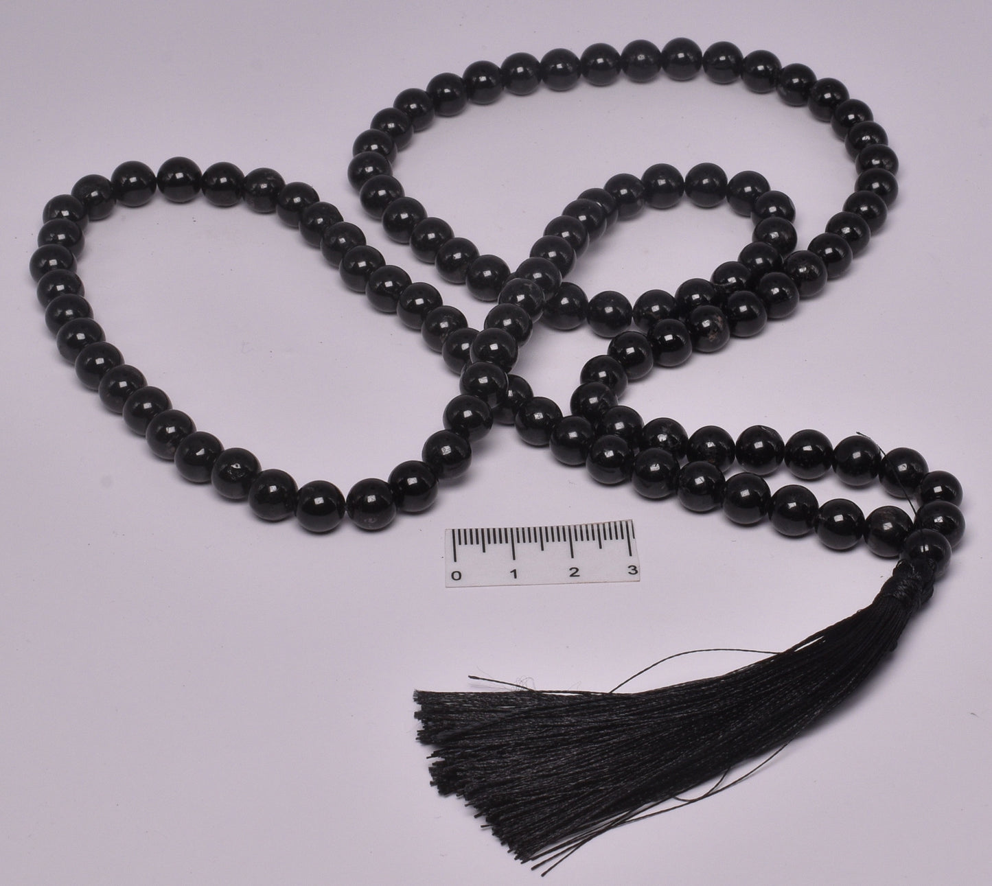 TOURMALINE CRYSTAL MALA BEADS J87