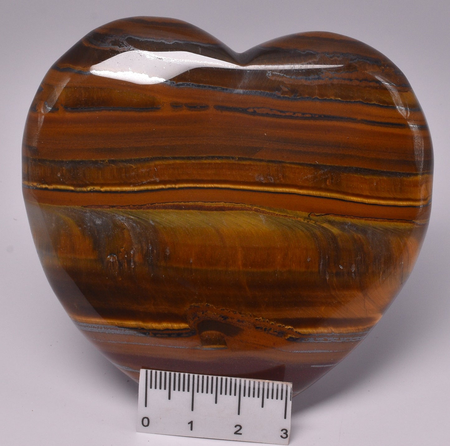 TIGER EYE CRYSTAL HEART CARVING P364