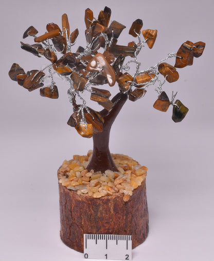 TIGER EYE CRYSTAL TREE P373