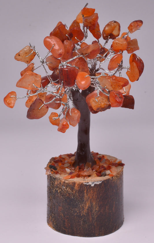 CARNELIAN CRYSTAL TREE P871