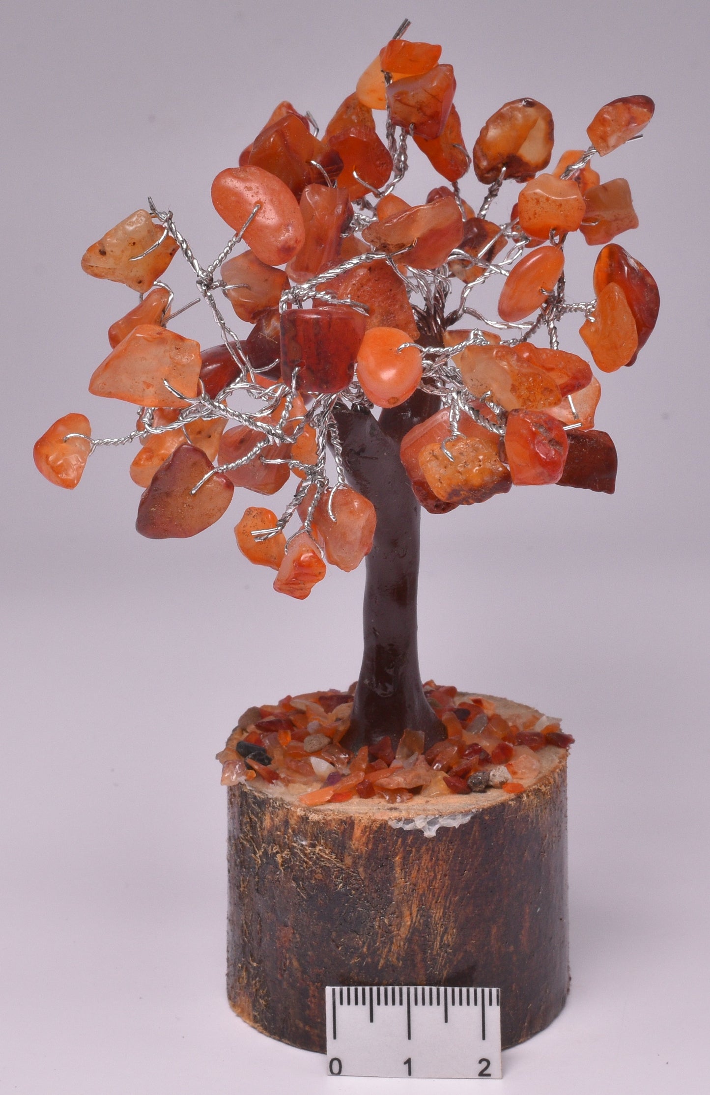 CARNELIAN CRYSTAL TREE P871