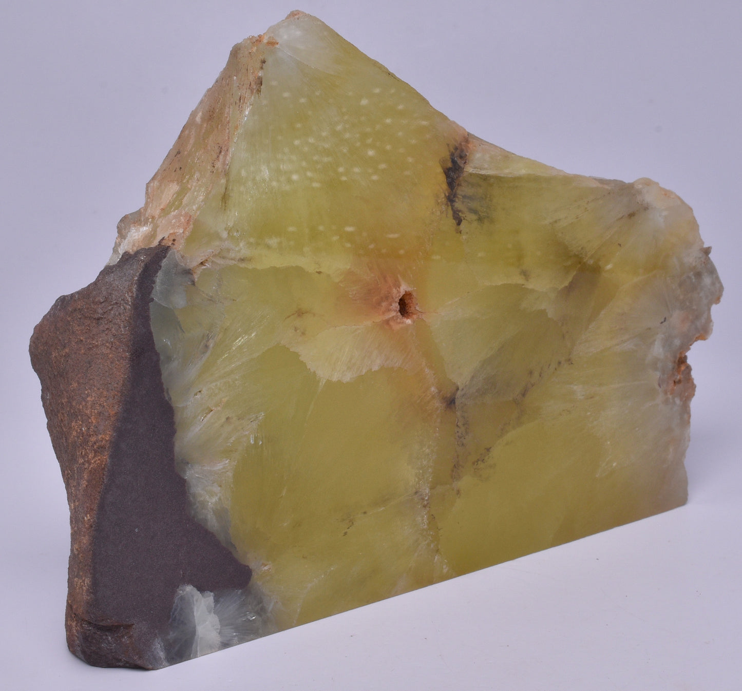 PREHNITE Polished Slice, 413g, Wave Hill, AUSTRALIA S825