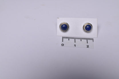 LAPIS LAZULI STUD EARINGS J235