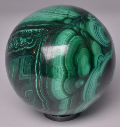 MALACHITE CRYSTAL SPHERE P585