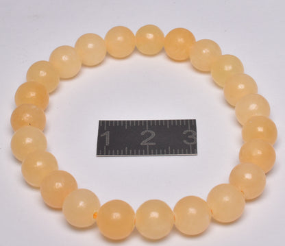 ORANGE CALCITE CRYSTAL BRACELET J254