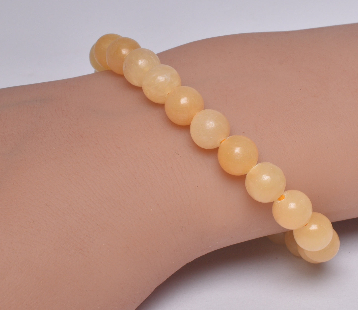 ORANGE CALCITE CRYSTAL BRACELET J254