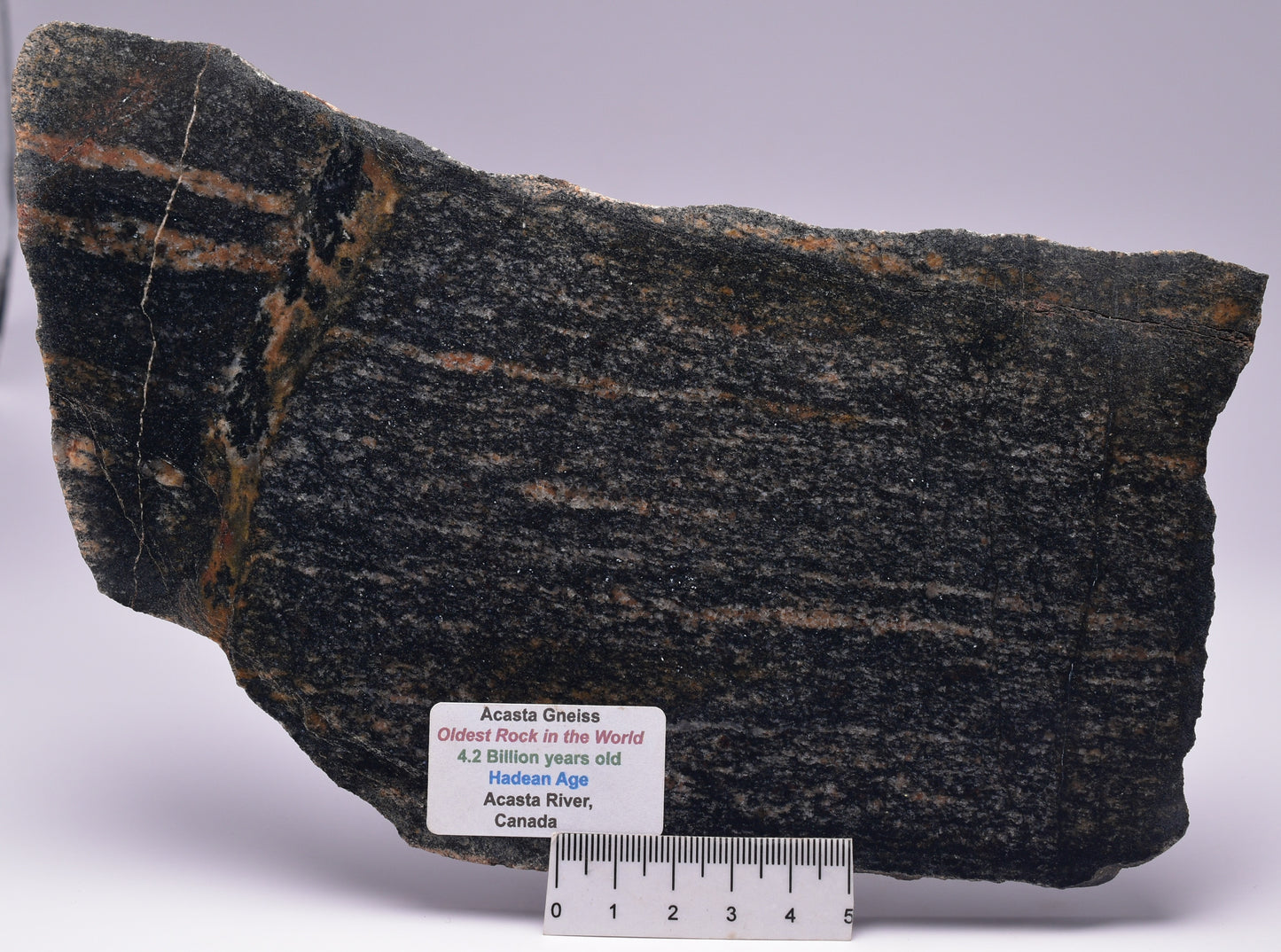 ACASTA GNEISS SLICE, “OLDEST ROCK" CANADA S447