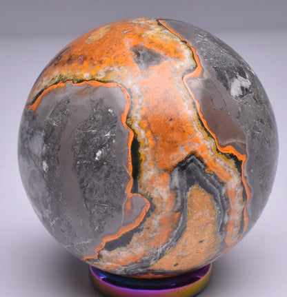 BumbleBee Jasper Polished Crystal Sphere, INDONESIA P746