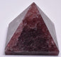 STRAWBERRY QUARTZ CRYSTAL PYRAMID 5 cm P567