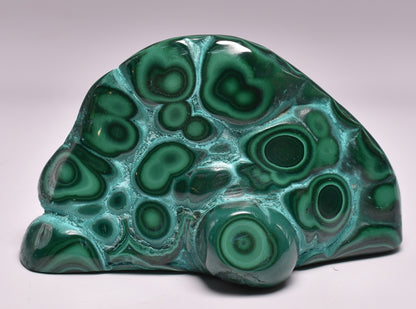 MALACHITE POLISHED CRYSTAL FREEFORM P578