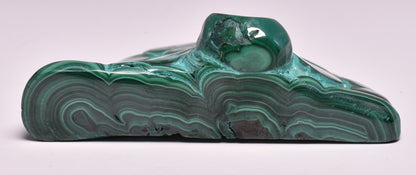 MALACHITE POLISHED CRYSTAL FREEFORM P578