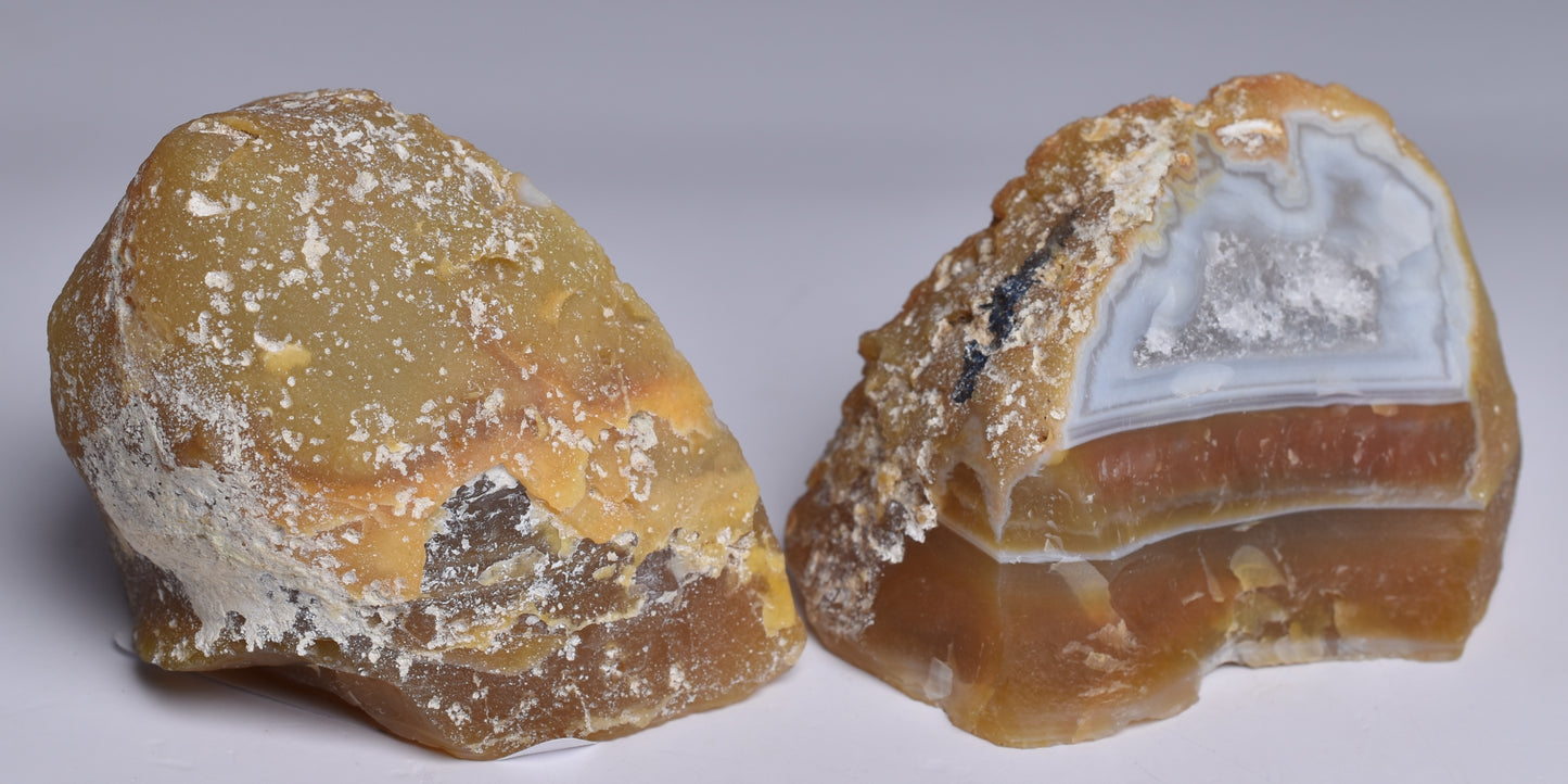 AGATE CREEK, Polished AGATE Pair, AUSTRALIA S1268