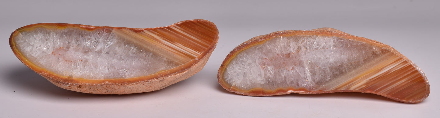 AGATE CREEK, Polished AGATE Pair, AUSTRALIA P1269