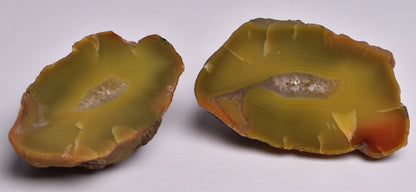 AGATE CREEK, Polished AGATE Pair, AUSTRALIA P286