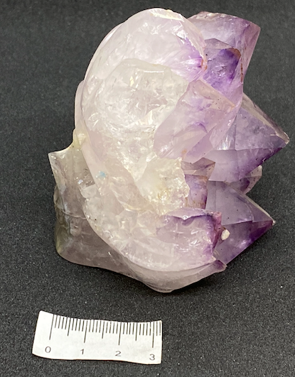 UNIQUE AMETHYST CLUSTER SKULL P438